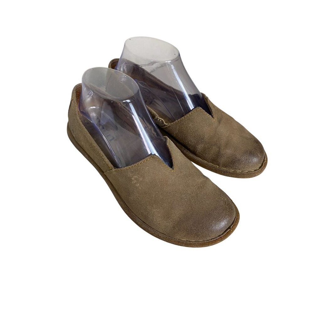 Born Women's Slip On Leather Flats Size 9 EU 39 Casual Classic Academia Comfort